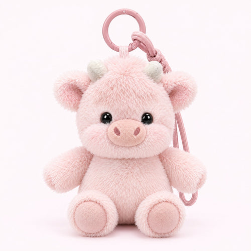 The mini running keychain in Momo pink